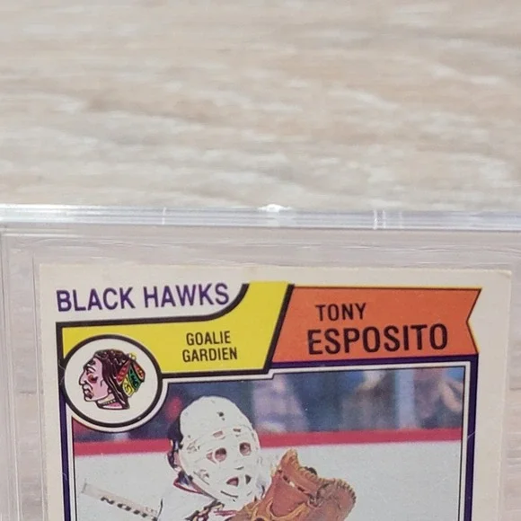 Tony Esposito Signed 1983 O Pee Chee NHL Hockey Card Autographed  Chicago - Picture 4 of 6